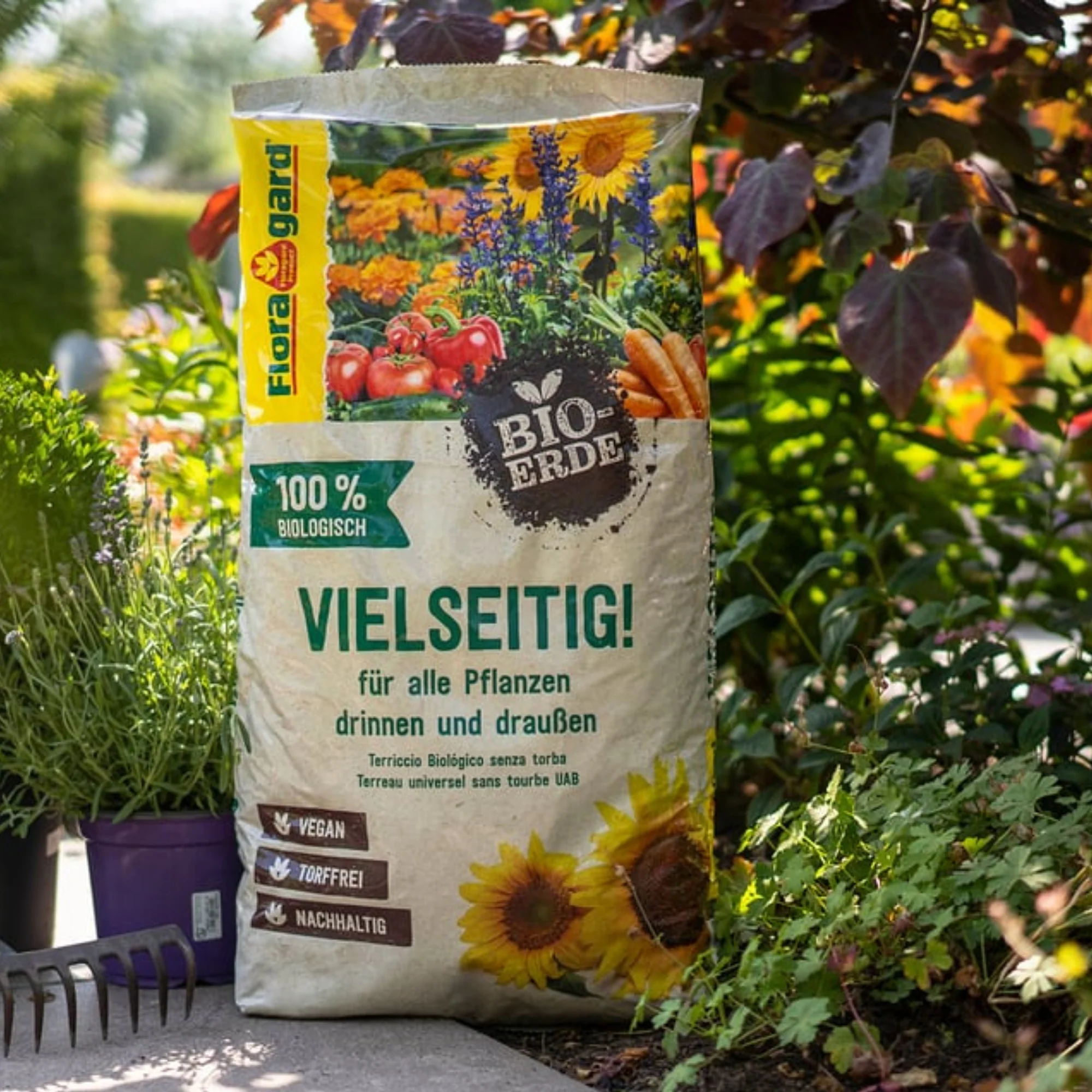 Floragard Bio-Erde Vielseitig, torffrei