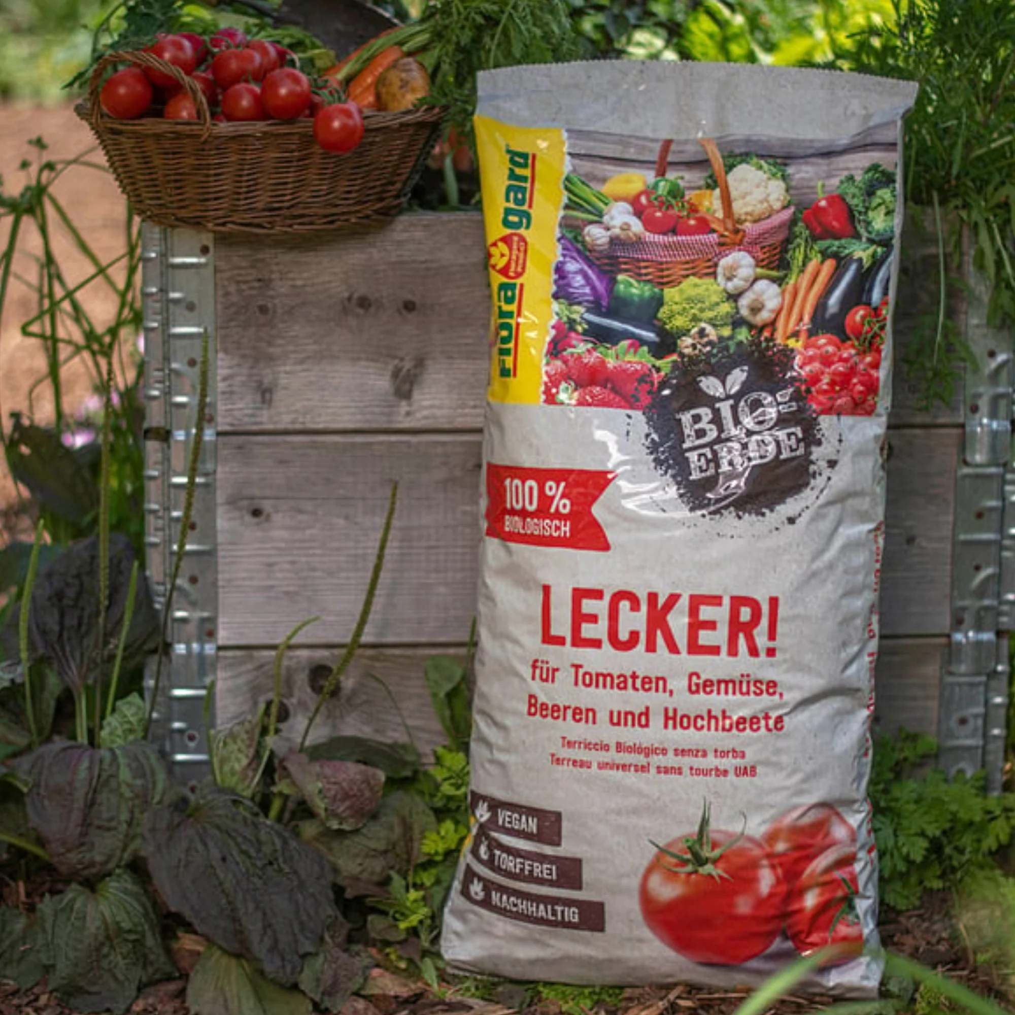 Floragard Bio Tomaten- und Gemüseerde Lecker, torffrei - Image 2