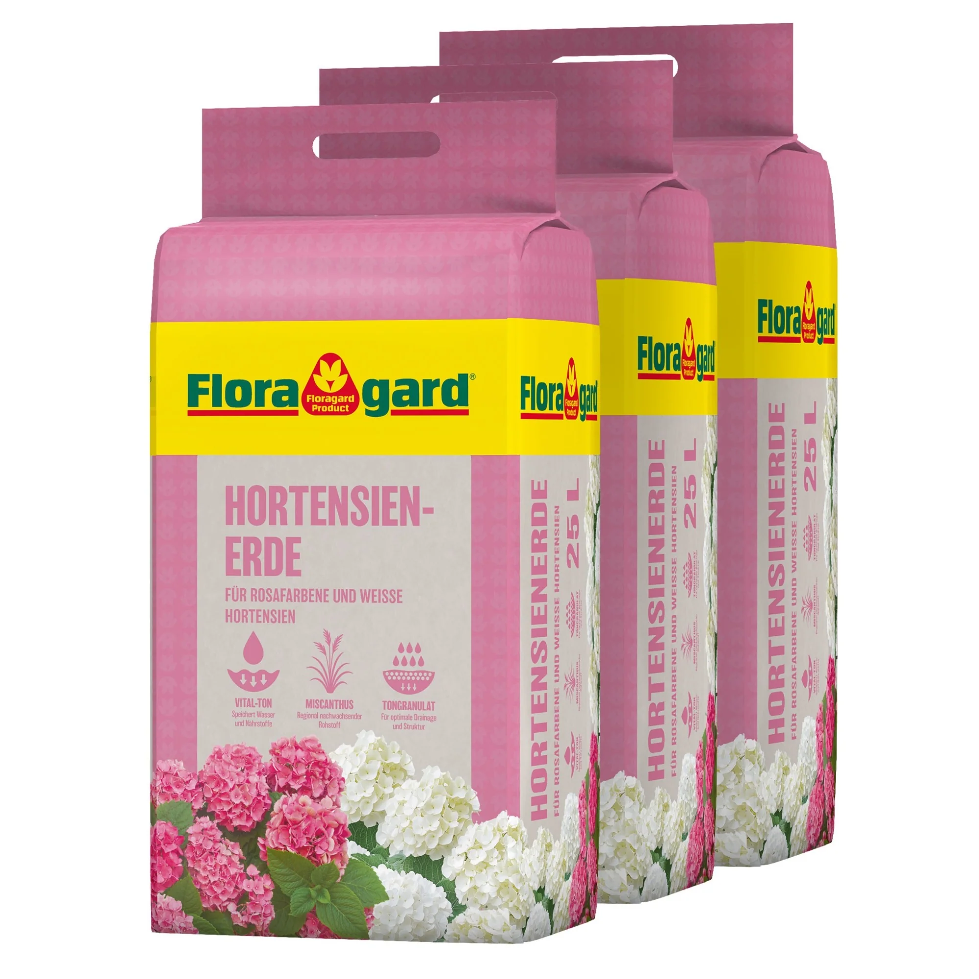Floragard Hortensienerde Rosa-Weiß - Image 3