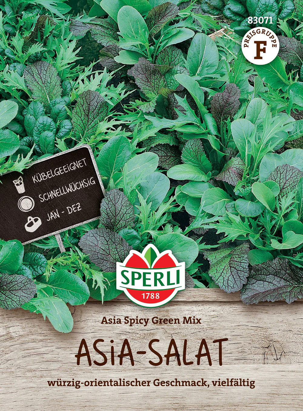 SPERLI Asia-Salat-Samen 'Spicy Green Mix'