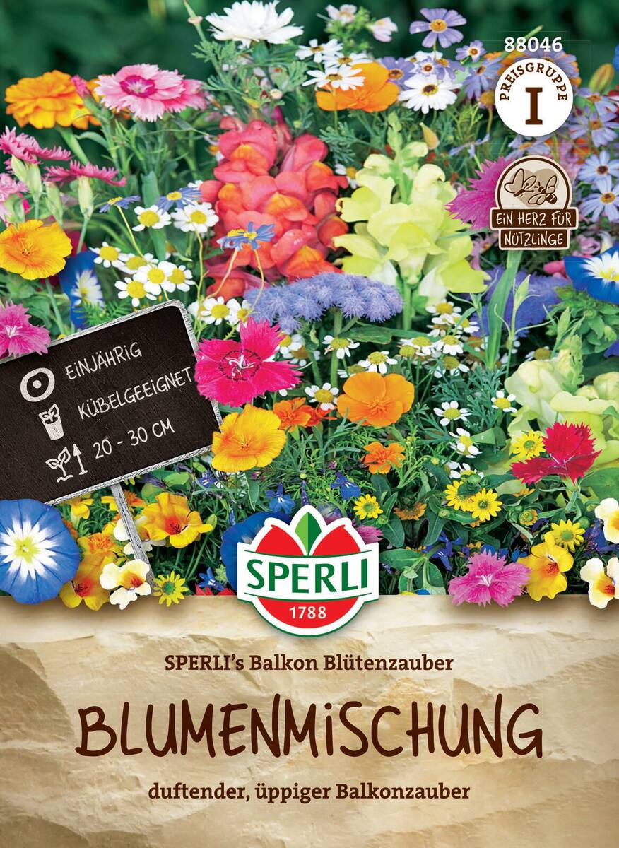 SPERLI Blumensamen-Mischung "Balkon Blütenzauber"
