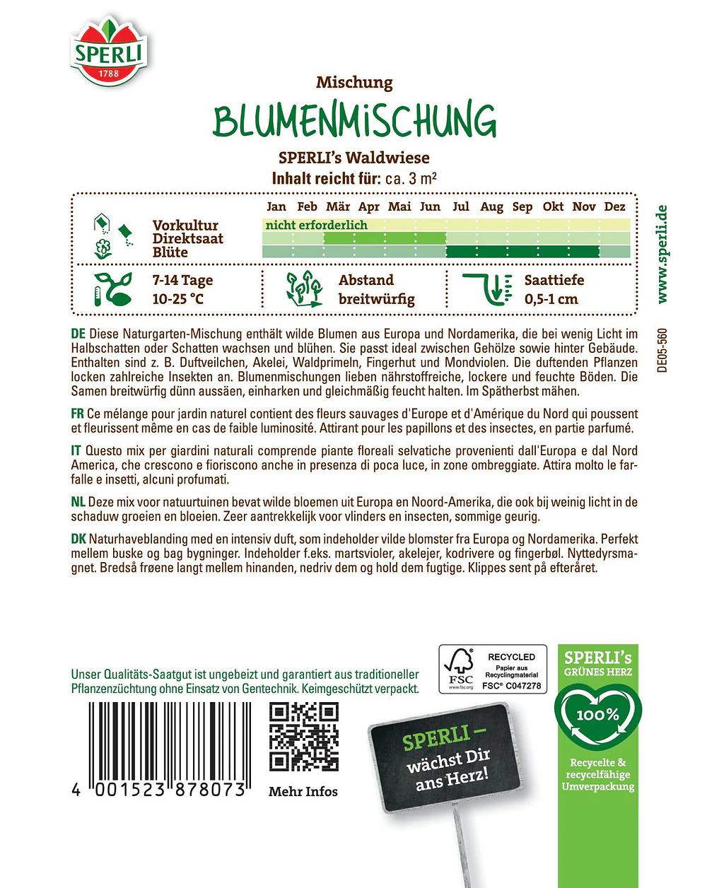 SPERLI Blumensamen "Waldwiese" - Image 2
