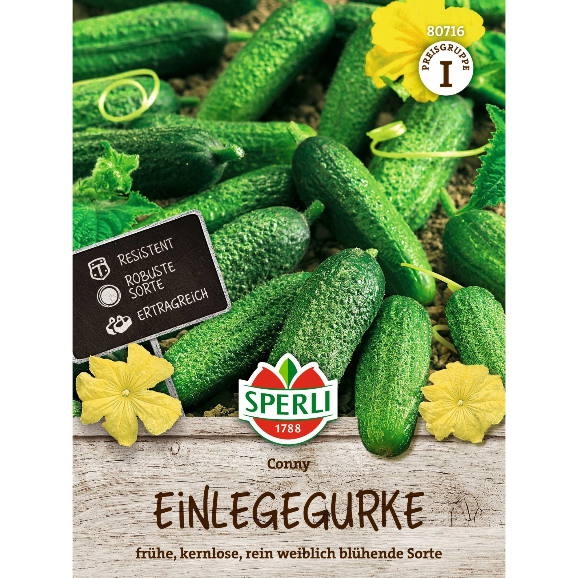 SPERLI Einlegegurken-Samen 'Conny', F1