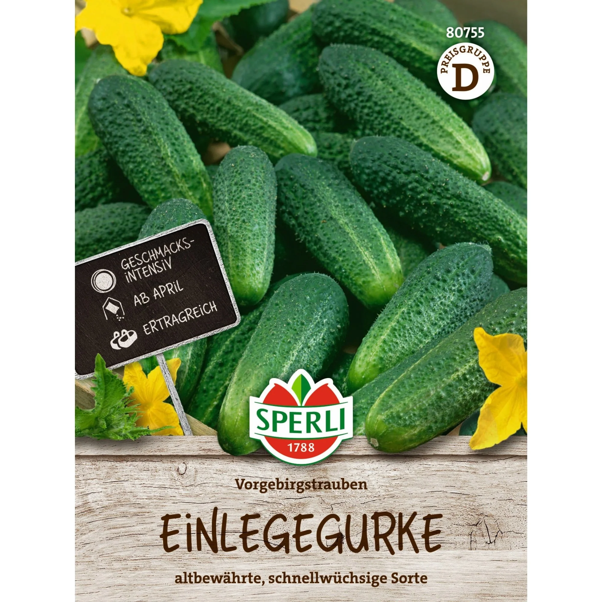 SPERLI Einlegegurken-Samen 'Vorgebirgstrauben'