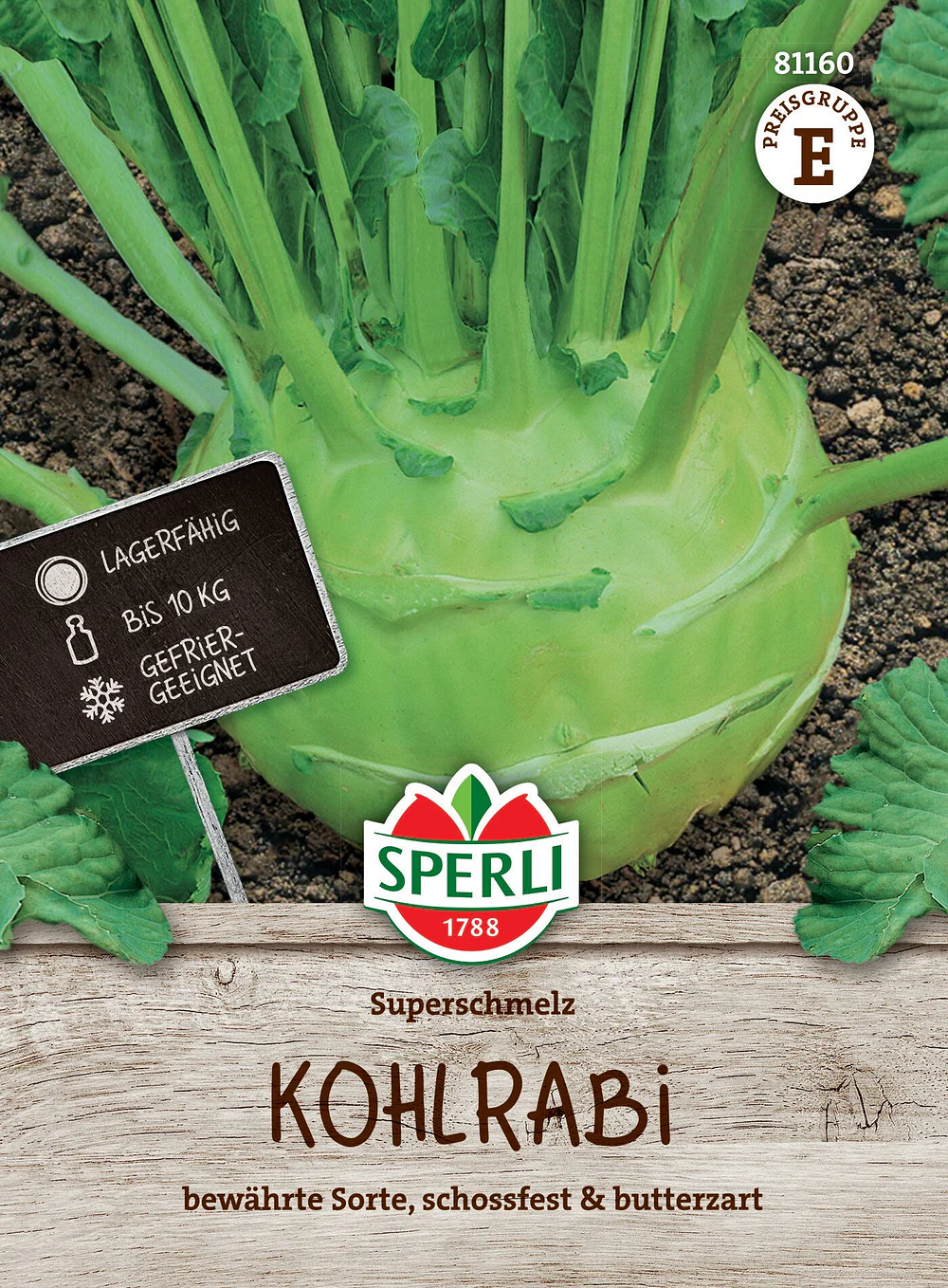 SPERLI Kohlrabi-Samen 'Superschmelz'