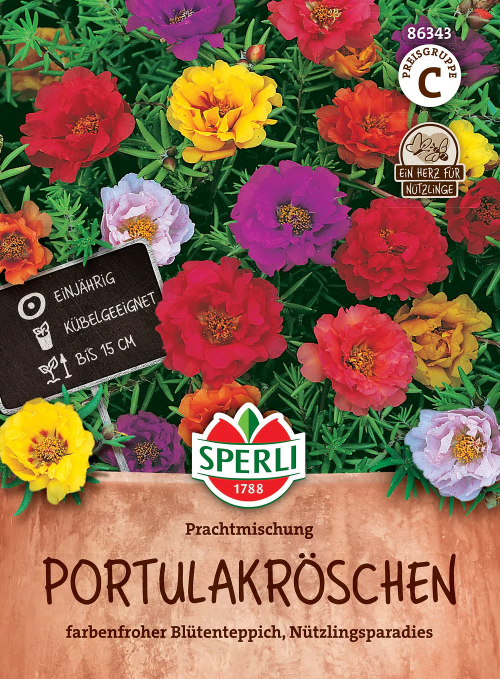 SPERLI Portulakröschen-Samen Prachtmischung