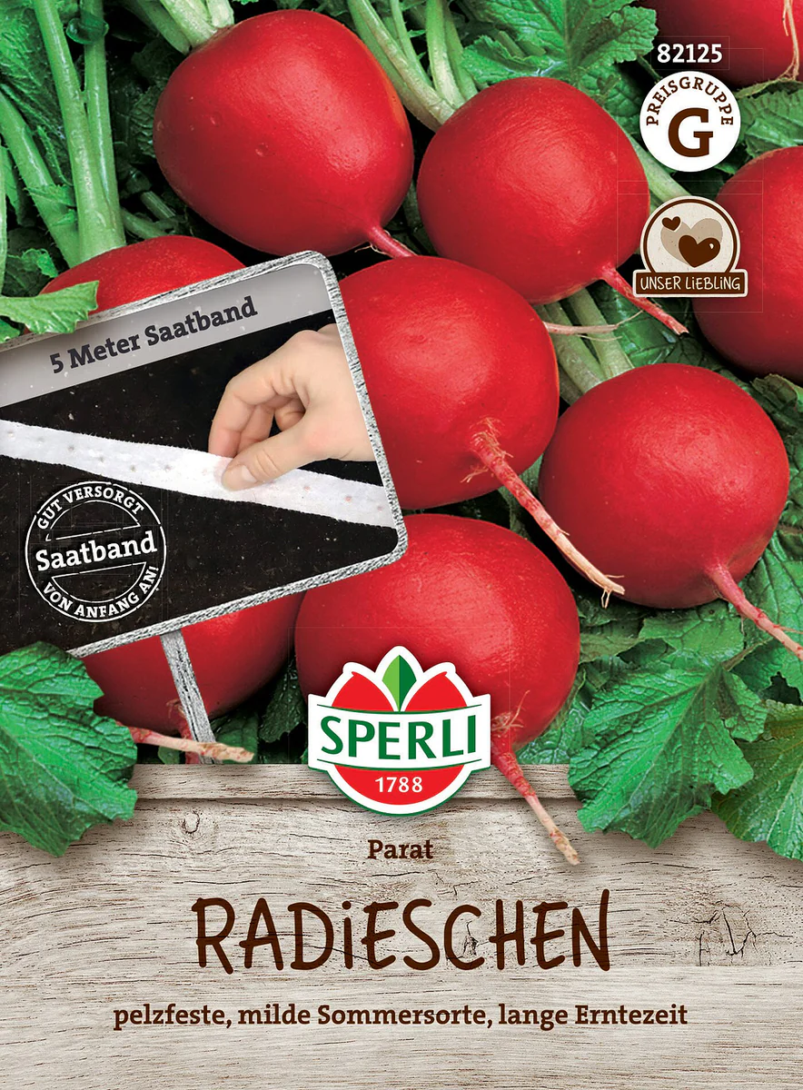 SPERLI Radieschen-Samen 'Parat', Saatband