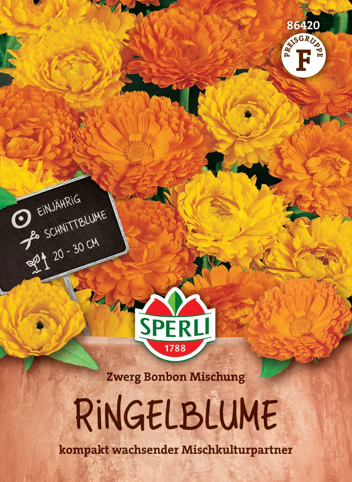 SPERLI Ringelblumen-Samen "Zwerg Bonbon Mischung"