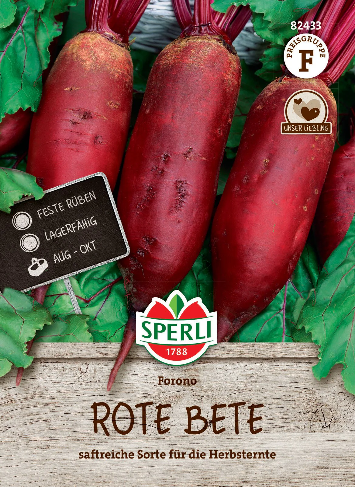 SPERLI Rote Bete-Samen 'Forono'