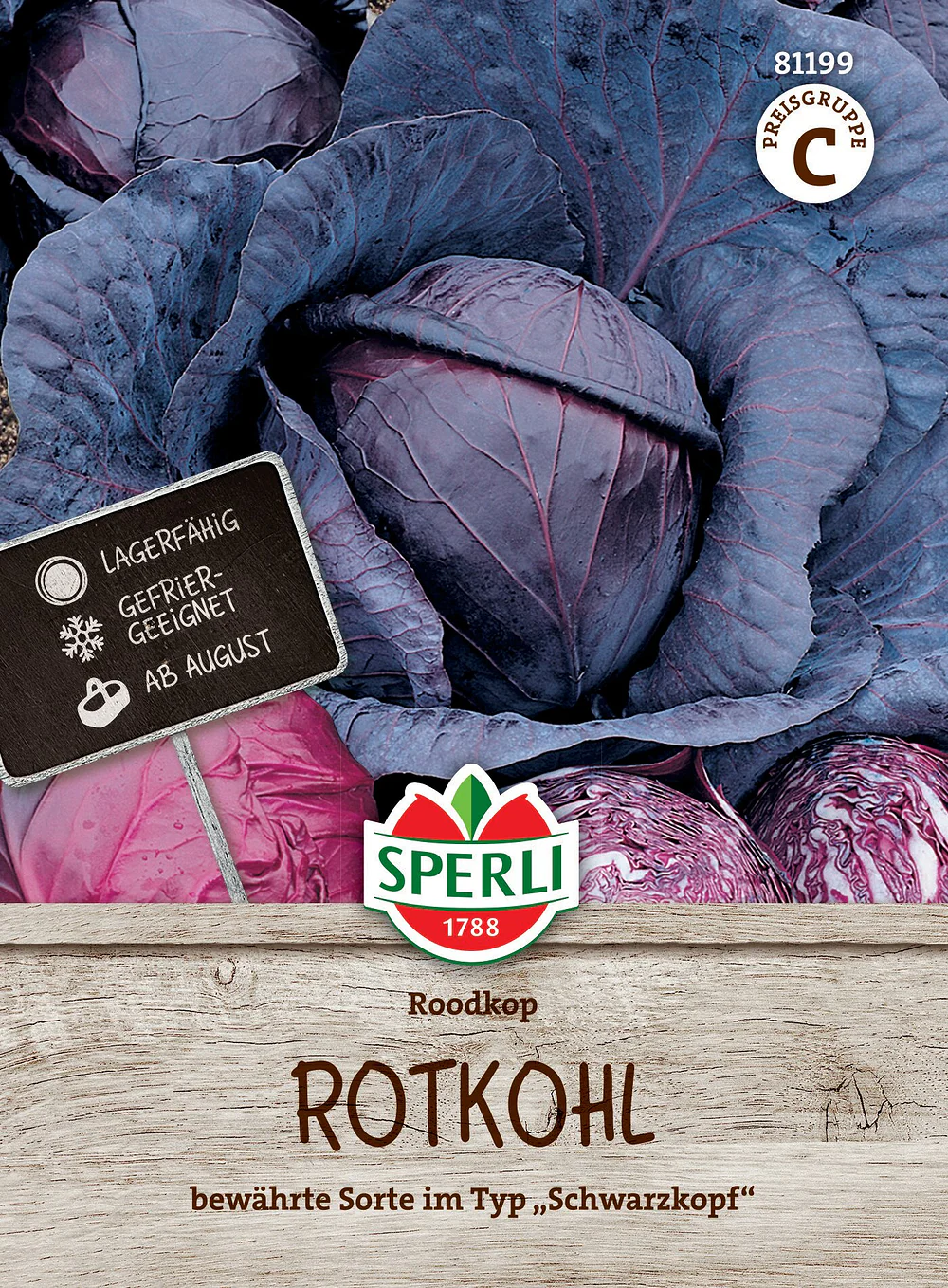 SPERLI Rotkohl-Samen 'Roodkop'