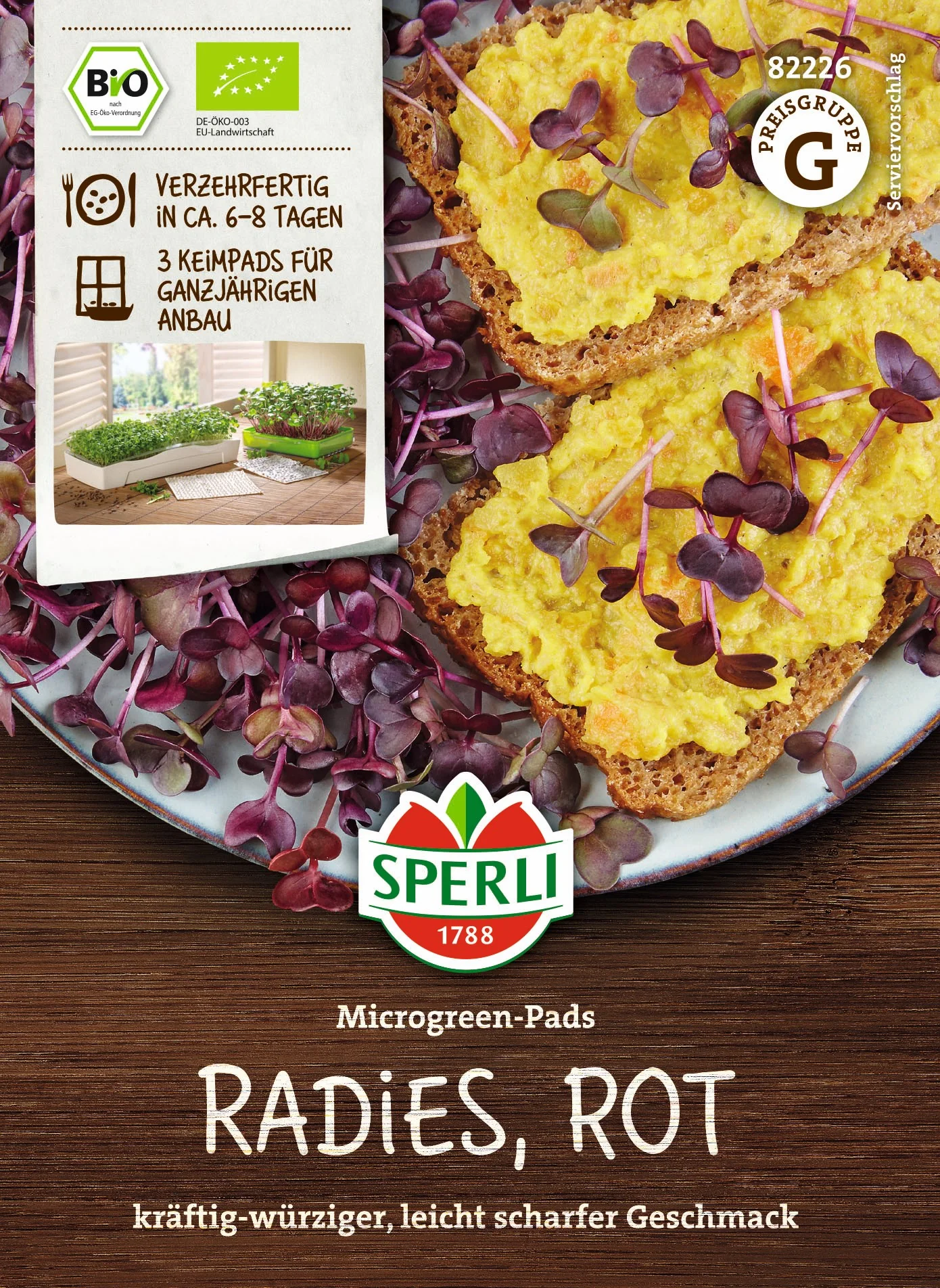 SPERLI Samen-Set "Bio-Sprossenvielfalt als Pads" - Image 4