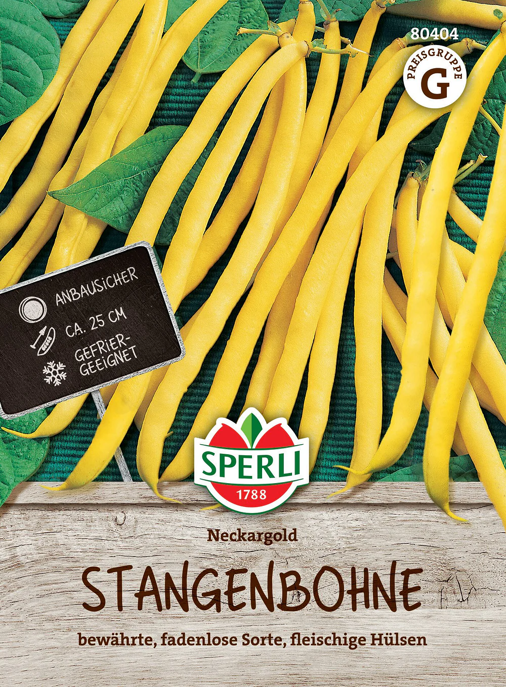 SPERLI Stangenbohnen-Samen 'Neckargold'