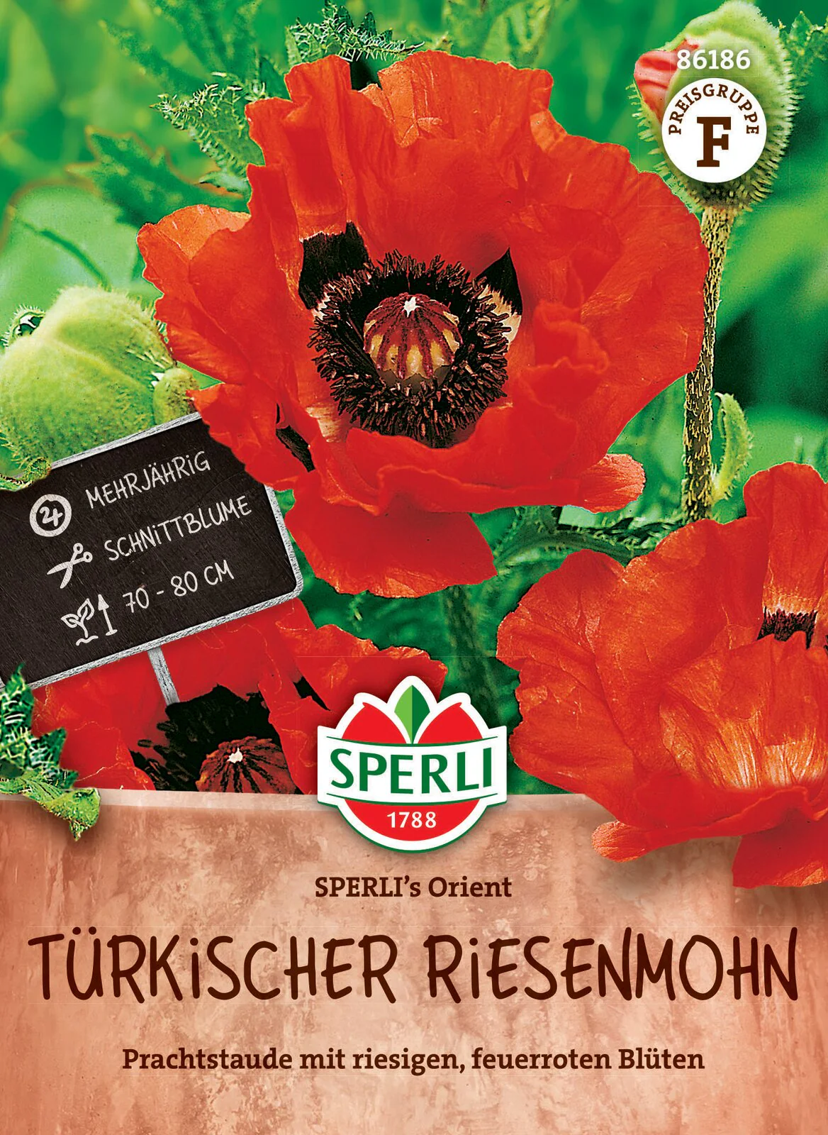 SPERLI Türkischer Riesenmohn-Samen 'Orient'