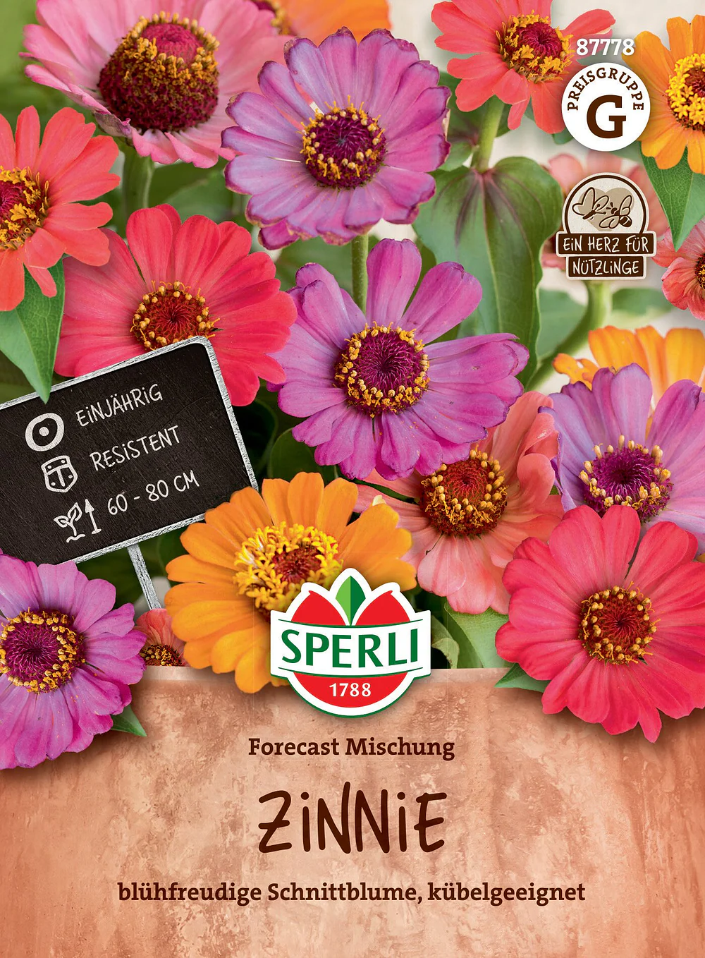 SPERLI Zinnien-Samen "Forecast Mischung"